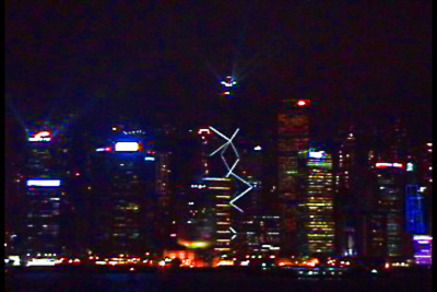 Hong Kong Harbor Light Show