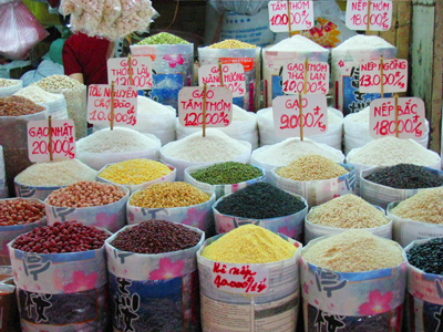 Rice at Saigon Market