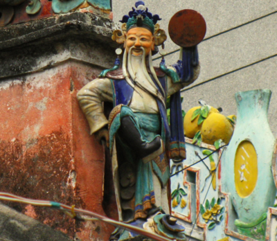 Thien Hau Temple Old Man Figure