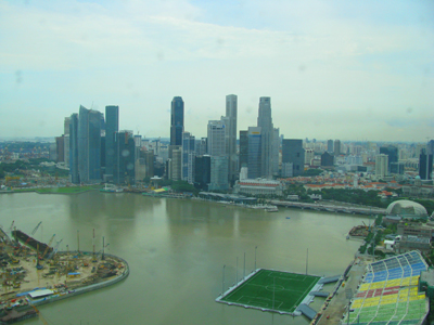 View From Singapore Flyer