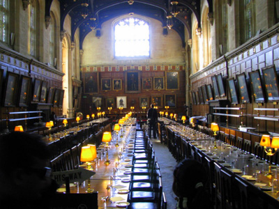 Christ Church Dining Hall, Hogwarts